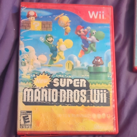 Nintendo Other - Nintendo Wii Super Mario Bros. Red Game Case
